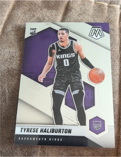 2020-21 Panini Mosaic #204 Tyrese Haliburton — front