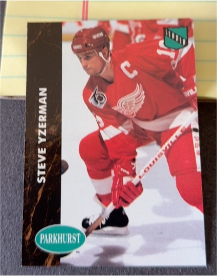 1991-92 Parkhurst #434 Steve Yzerman — front