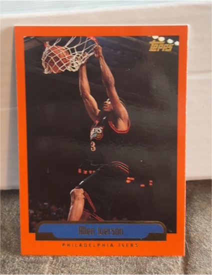 1999-00 Topps #66 Allen Iverson — front