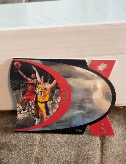 1997-98 Upper Deck SPx (Die-Cut) #35 Allen Iverson — front