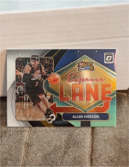 2020-21 Panini Donruss Optic #9 Allen Iverson Express Lane — front
