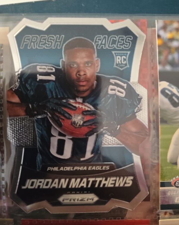 2014 Panini Prizm #FF16 Jordan Matthews Fresh Faces Rookie Card — front