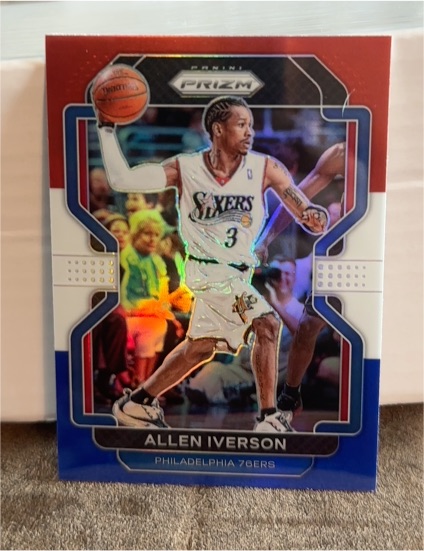 2021-22 Panini Prizm #255 Allen Iverson — front