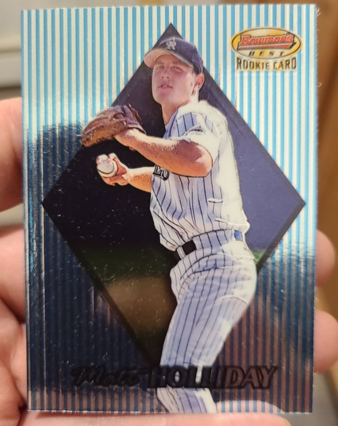 1999 Bowman's Best #172 Matt Holliday — front