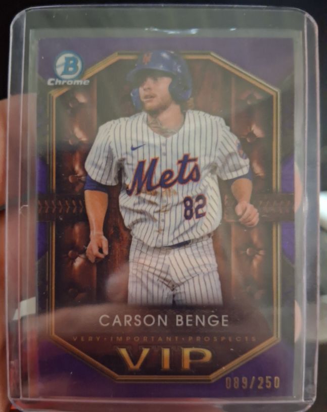 2025 Bowman Chrome #VIP-17 Carson Benge — front