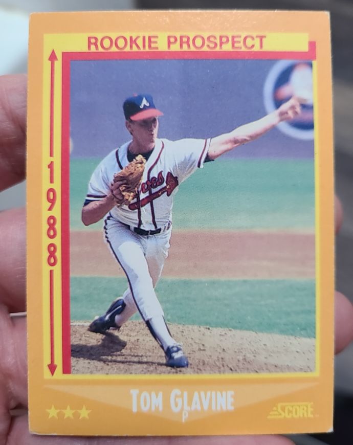 1988 Score #638 Tom Glavine Rookie — front