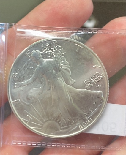 2021 American Silver Eagle $1 Coin — front