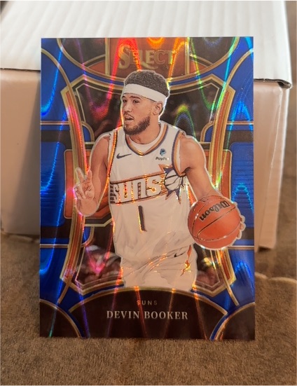 2023-24 Panini Select #343 Devin Booker Mezzanine Phoenix Suns — front