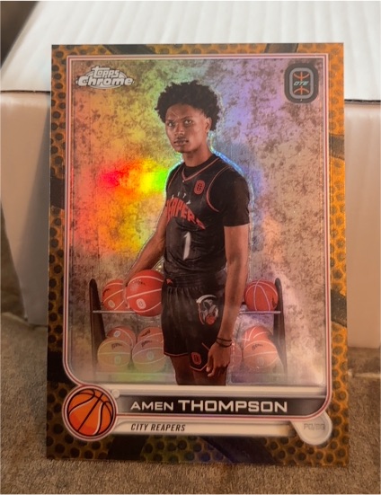 2022-23 Topps Chrome Overtime Elite #1 Amen Thompson — front