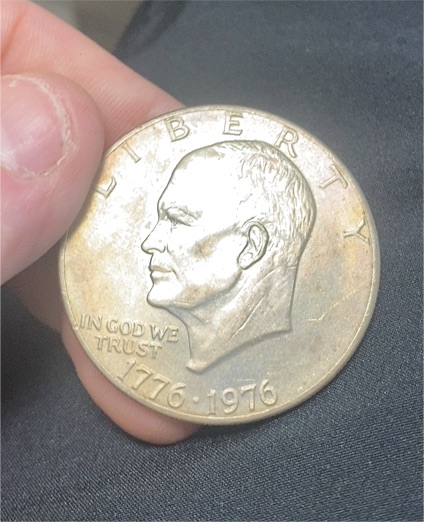 1976 United States Eisenhower Bicentennial Dollar Coin — front