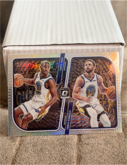 2023-24 Panini Donruss Optic Optical Illusions #5 Chris Paul / Stephen Curry — front