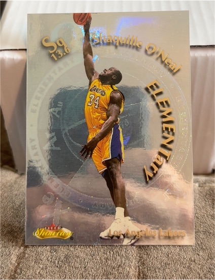 2000-01 Fleer Showcase Elementary #S9 Shaquille O'Neal — front