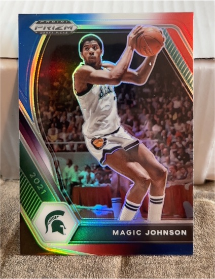 2021 Panini Prizm Draft Picks #86 Magic Johnson — front