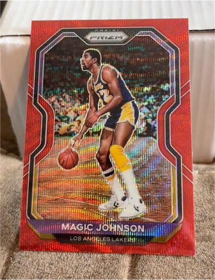 2020-21 Panini Prizm #219 Magic Johnson — front