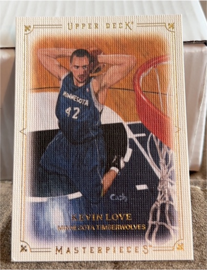 2009-10 Upper Deck Masterpieces #MA-KL Kevin Love — front