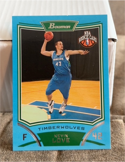 2008-09 Bowman #115 Kevin Love Rookie Card — front