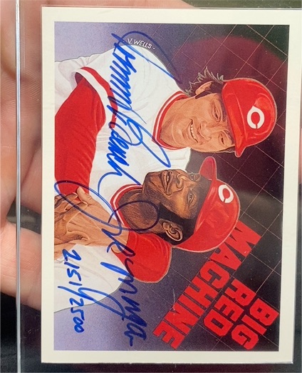 1992 Upper Deck #45 Johnny Bench / Joe Morgan Baseball Heroes — front