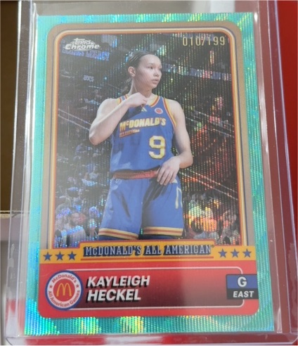 2024 Topps Chrome McDonald's All-American #4 Kayleigh Heckel — front
