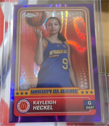 2024 Topps Chrome McDonald's All American #54 Kayleigh Heckel — front