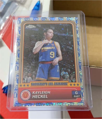 2024 Topps Chrome McDonald's All American #4 Kayleigh Heckel — front