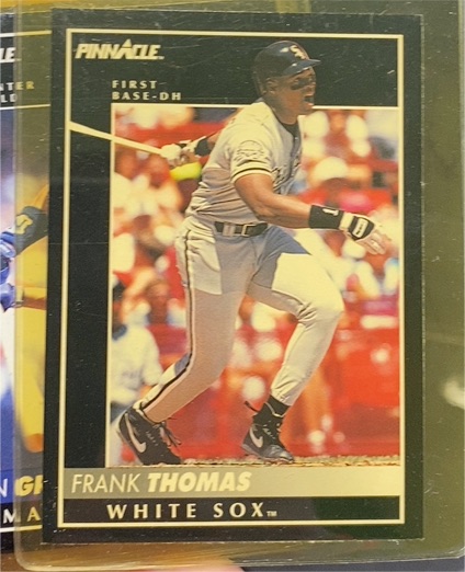 1992 Pinnacle #1 Frank Thomas — front