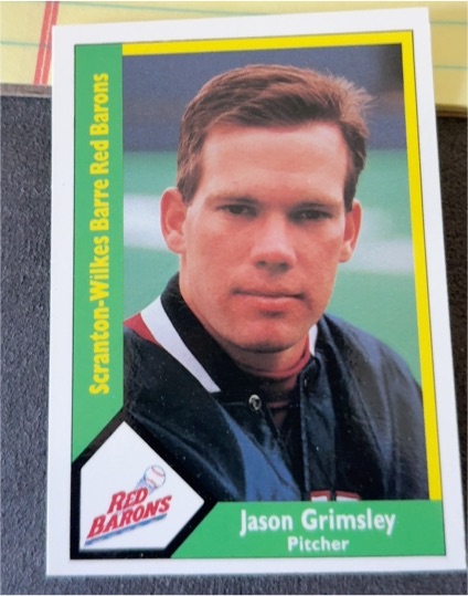 1990 CMC #3 Jason Grimsley — front