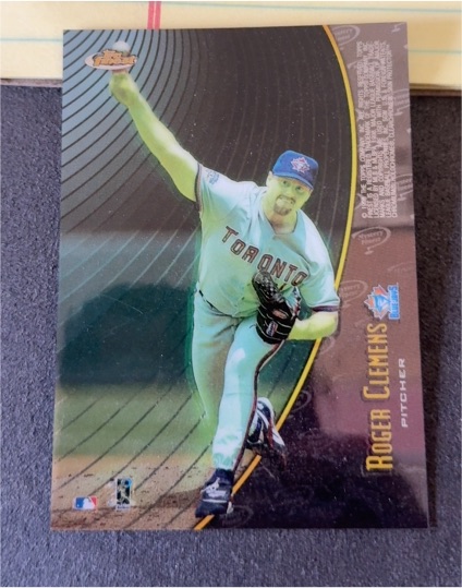 1998 Topps Finest Mystery Finest 2 #M34 Roger Clemens — front
