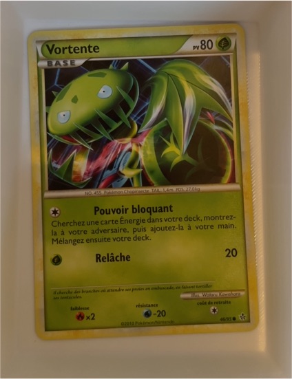 2010 Pokémon HeartGold & SoulSilver Unleashed #46 Carnivine — front