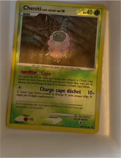 2008 Pokémon Secret Wonders #80 Burmy Trash Cloak — front
