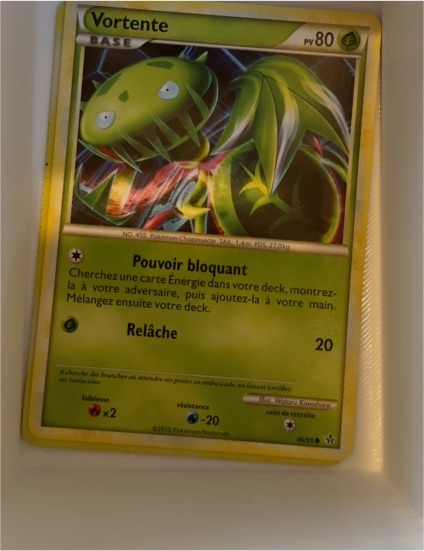 2010 Pokémon HeartGold & SoulSilver Unleashed #46 Vortente — front