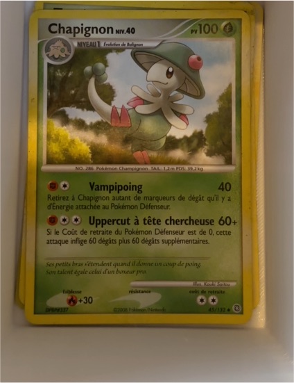 1999 Pokémon Secret Wonders #45 Chapignon — front