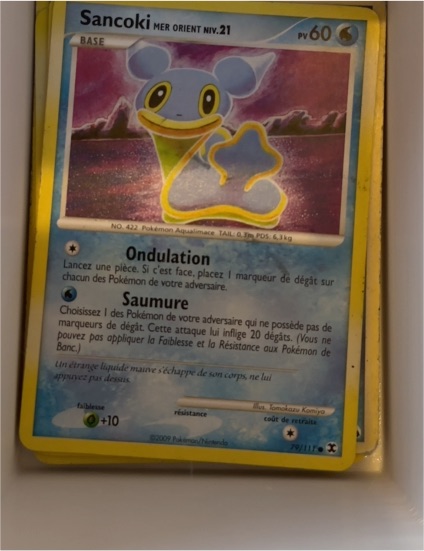 2009 Pokémon Rising Rivals #79 Sancoki — front