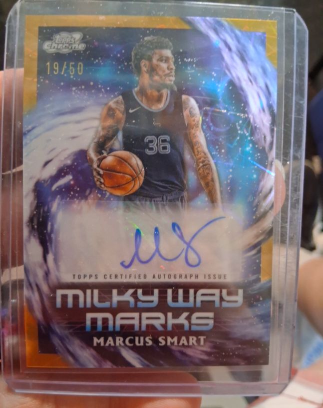 2023 Topps Cosmic Chrome Milky Way Marks #19/50 Marcus Smart — front