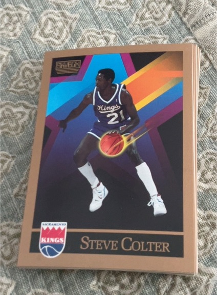 1990 SkyBox #408 Steve Colter — front