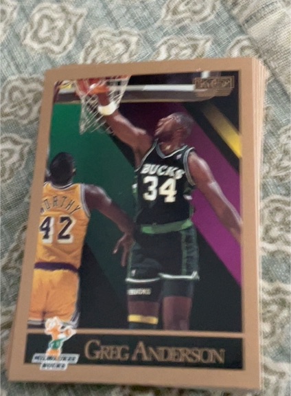 1990-91 SkyBox #155 Greg Anderson — front