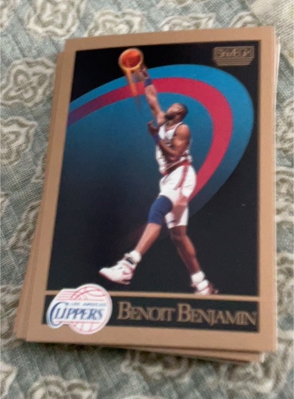 1990-91 Skybox #124 Benoit Benjamin — front