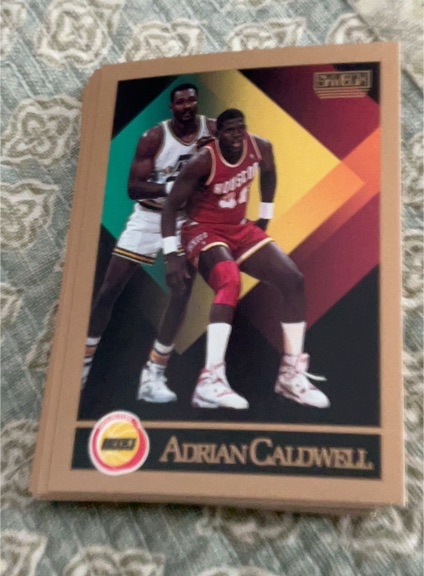 1990 SkyBox #106 Adrian Caldwell — front