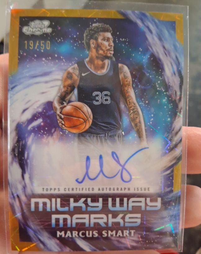 2023-24 Topps Cosmic Milky Way Marks #MWM-MS Marcus Smart — front