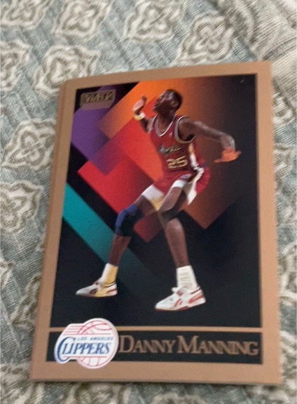 1990-91 Skybox #129 Danny Manning — front