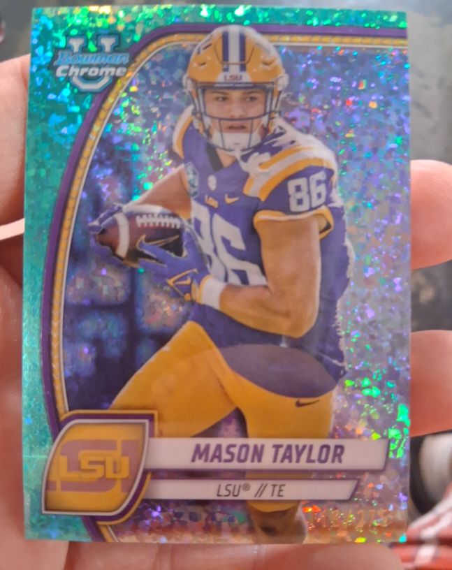 2024 Bowman University Chrome #128 Mason Taylor — front