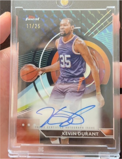 2023-24 Topps Finest #FA-KD Kevin Durant — front