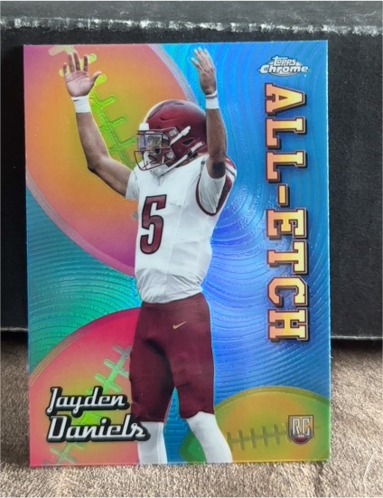 2024 Topps Chrome #CAE-JD Jayden Daniels All-Etch — front