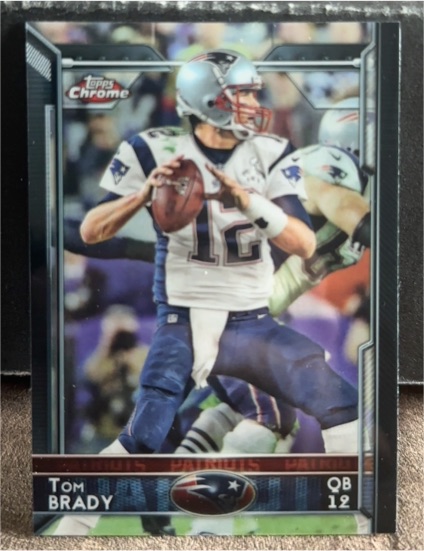2015 Topps Chrome #50 Tom Brady — front