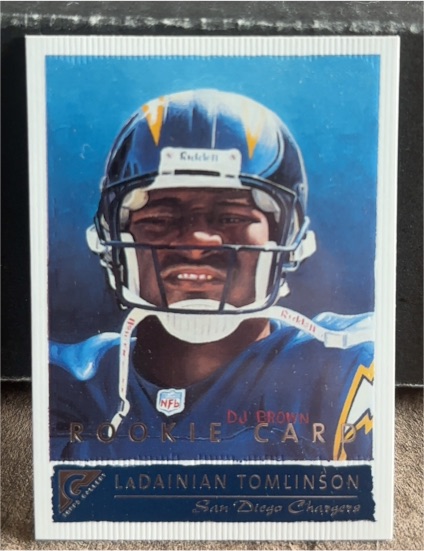 2001 Topps Gallery #103 LaDainian Tomlinson Rookie Card — front