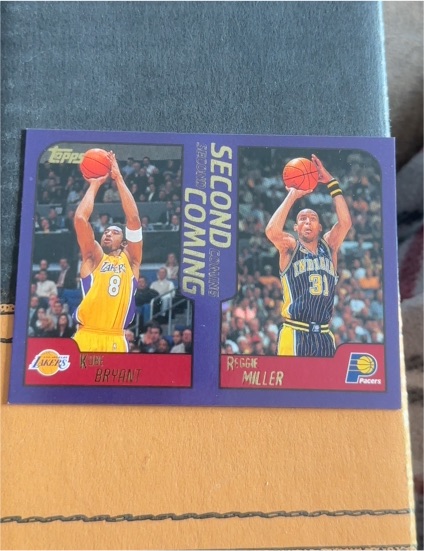 2000-01 Topps Second Coming #292 Kobe Bryant / Reggie Miller — front