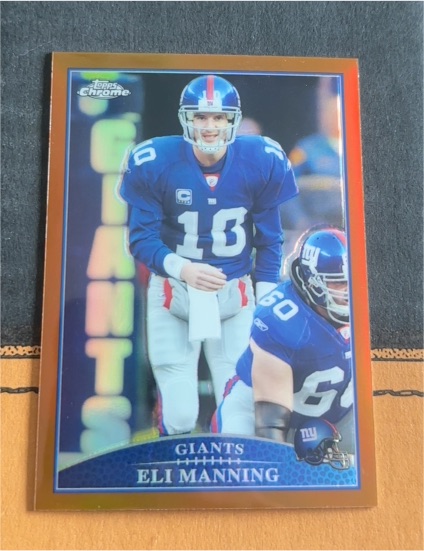 2009 Topps Chrome #TC91 Eli Manning — front