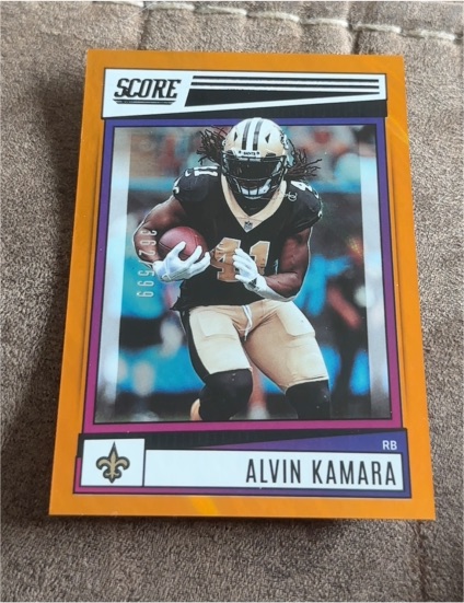 2022 Panini Score #58 Alvin Kamara — front