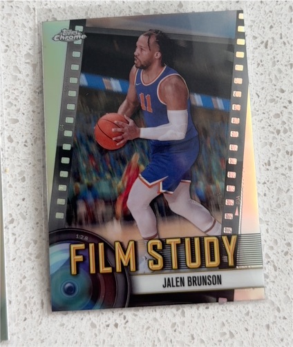 2024-25 Topps Chrome #FS-14 Jalen Brunson — front