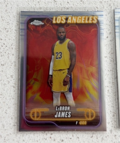 2024-25 Topps Chrome #22 LeBron James — front