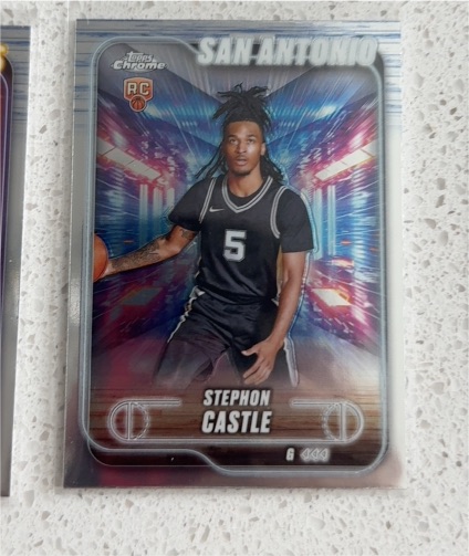 2024-25 Topps Chrome #122 Stephon Castle — front